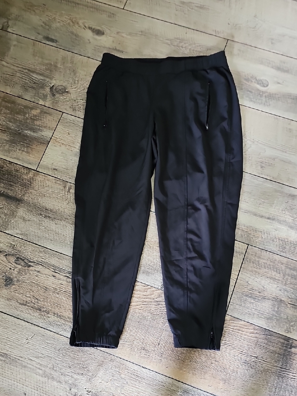 Black Casual Tapered Pants